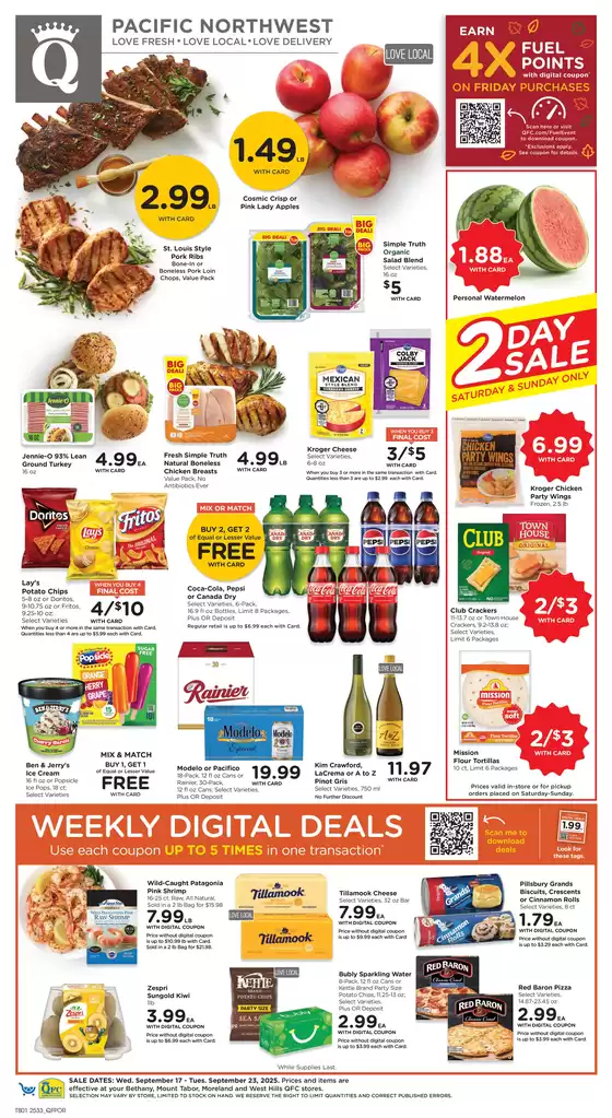 Wide range of offers