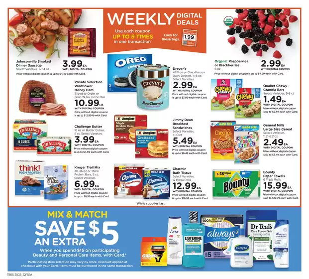 Wide range of offers