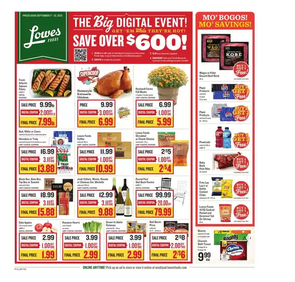 Lowes Foods catalogue in Galveston TX | Weekly Ad | 2025-09-17T00:00:00.000Z - 2025-09-23T00:00:00.000Z