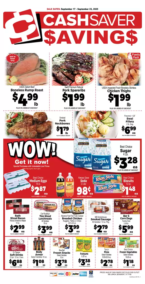 Market Basket catalogue in Oceanport NJ | Exclusive bargains | 2025-09-17T00:00:00.000Z - 2025-10-01T00:00:00.000Z