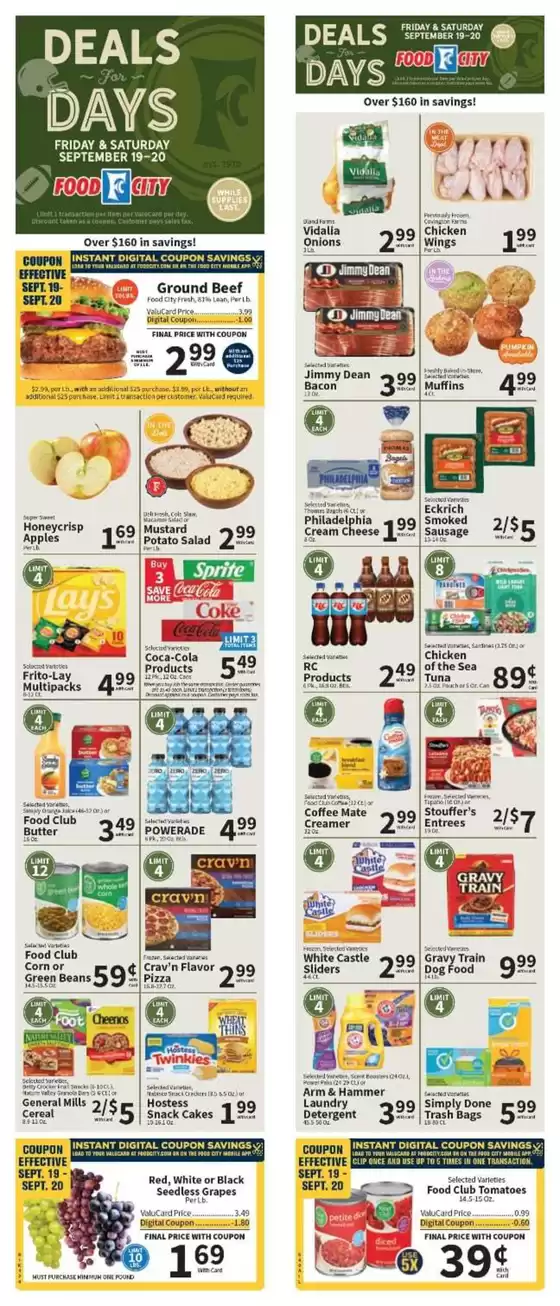Food City catalogue in La Puente CA | Food City Weekly ad | 2025-09-17T00:00:00.000Z - 2025-09-23T00:00:00.000Z