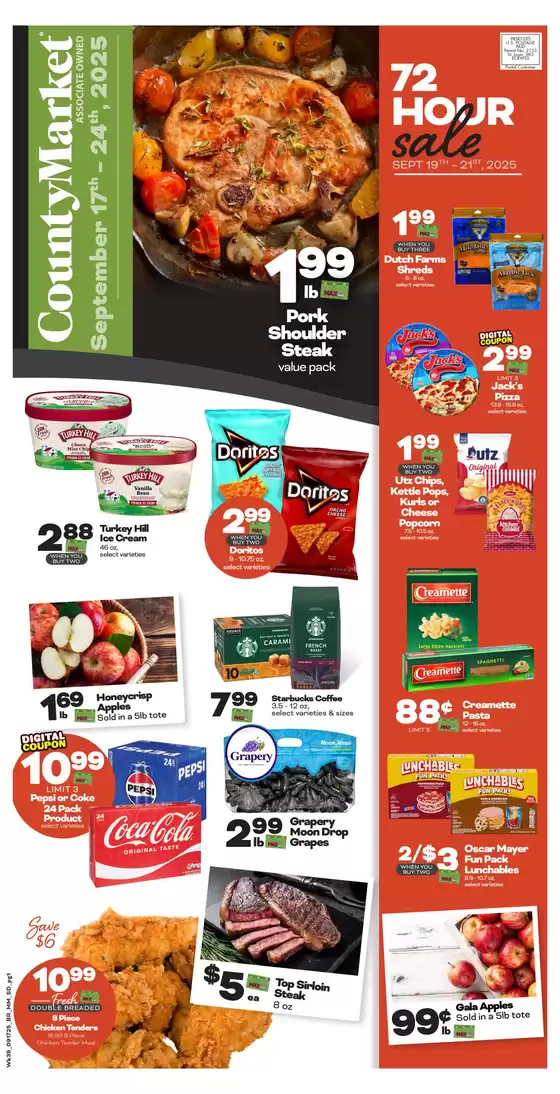 County Market Weekly ad