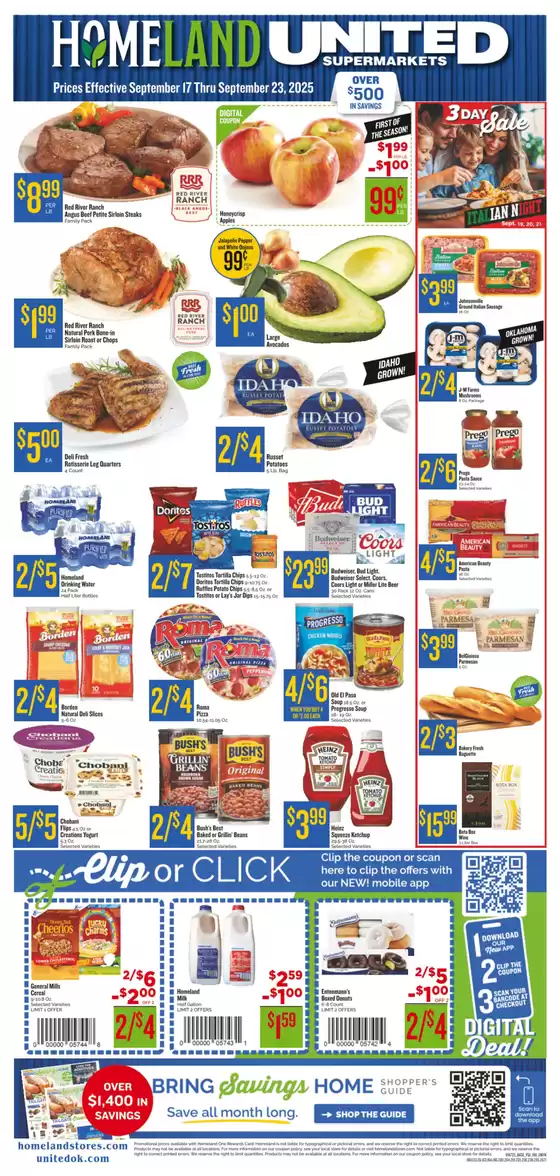 Homeland Market catalogue in La Puente CA | Discover attractive offers | 2025-09-17T00:00:00.000Z - 2025-09-23T00:00:00.000Z