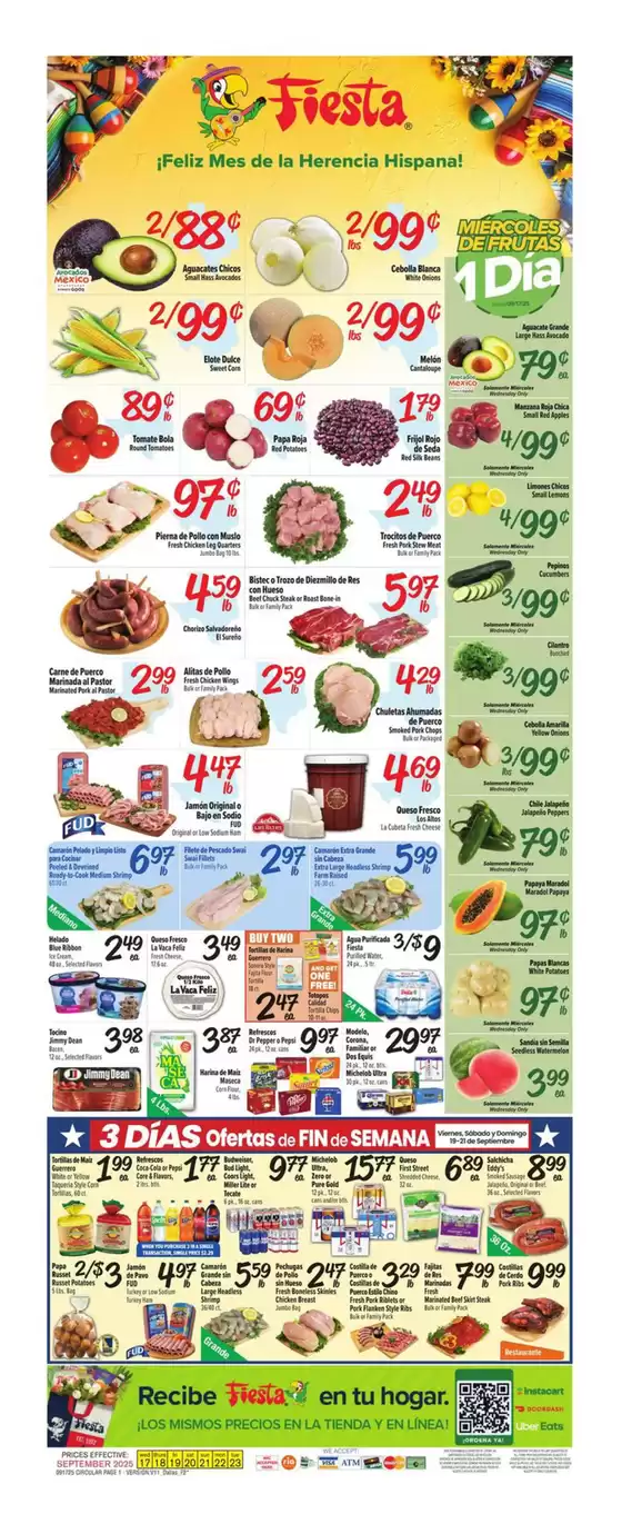 Fiesta Mart catalogue | Great offer for bargain hunters | 2025-09-17T00:00:00.000Z - 2025-09-23T00:00:00.000Z
