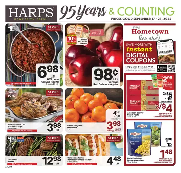 Harp's Market catalogue | Top deals and discounts | 2025-09-17T00:00:00.000Z - 2025-09-23T00:00:00.000Z