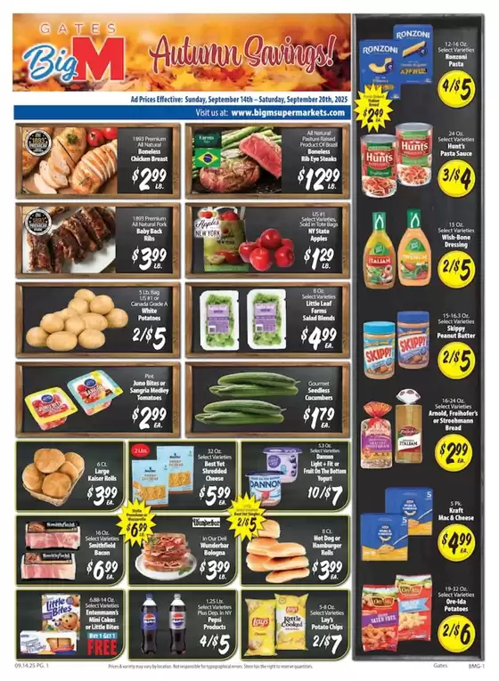 BigM Supermarkets catalogue in La Puente CA | Exclusive deals and bargains | 2025-09-17T00:00:00.000Z - 2025-10-01T00:00:00.000Z