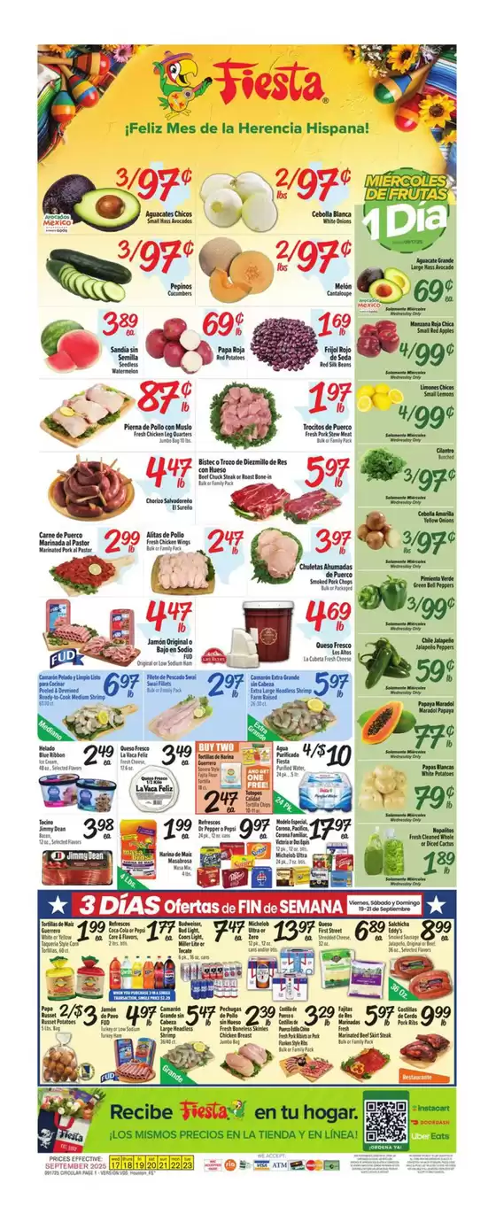 Fiesta Mart catalogue | Top deals for all customers | 2025-09-17T00:00:00.000Z - 2025-09-23T00:00:00.000Z
