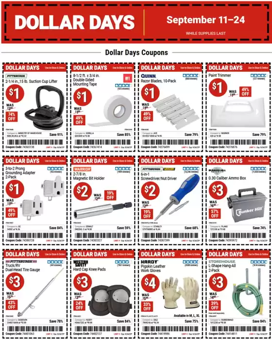Great discounts on selected products