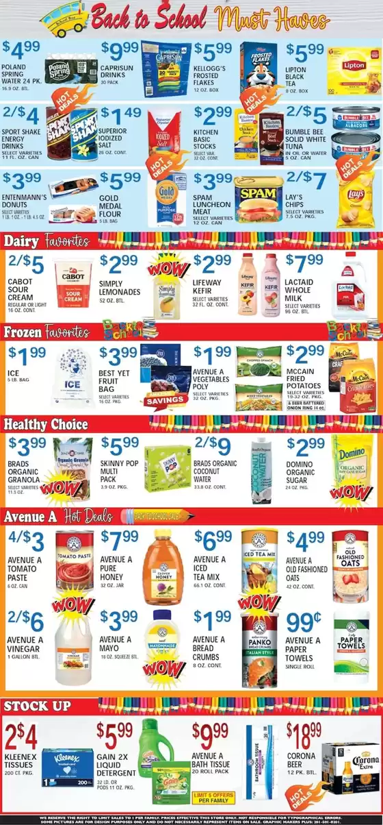 Wide range of offers