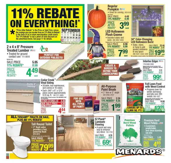 Menards catalogue in Joliet IL | Menards Weekly Ad September 18 – September 28, 2025 | 2025-09-17T00:00:00.000Z - 2025-10-01T00:00:00.000Z