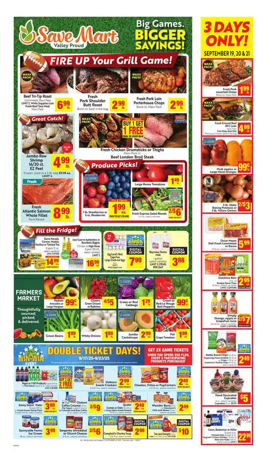 Save Mart catalogue in Boise ID | Our best bargains | 2025-09-17T00:00:00.000Z - 2025-09-23T00:00:00.000Z