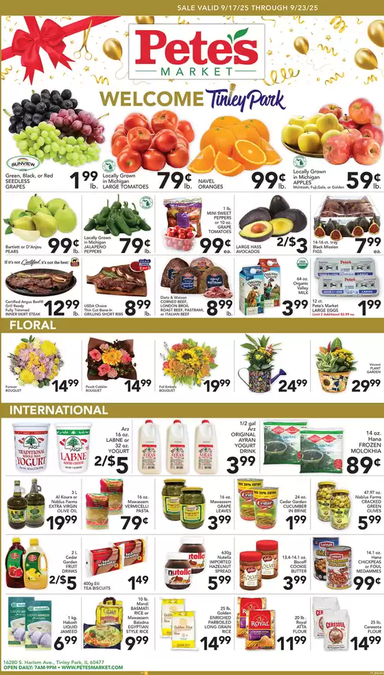 Pete's Fresh Market catalogue in Bullhead City AZ | Attractive special offers for everyone | 2025-09-17T00:00:00.000Z - 2025-09-23T00:00:00.000Z
