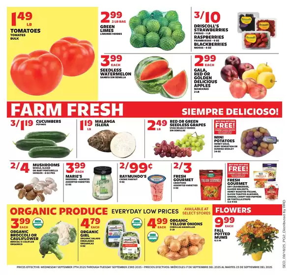 Sedano's weekly ad