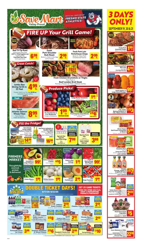 Save Mart catalogue in Bullhead City AZ | Weekly | 2025-09-17T00:00:00.000Z - 2025-09-23T00:00:00.000Z