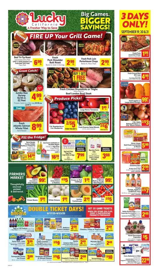Lucky Supermarkets catalogue in Orem UT | Weekly | 2025-09-17T00:00:00.000Z - 2025-09-23T00:00:00.000Z