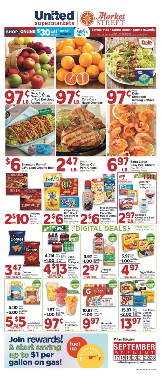 Market Street catalogue in Des Moines IA | Top deals and discounts | 2025-09-16T00:00:00.000Z - 2025-09-23T00:00:00.000Z
