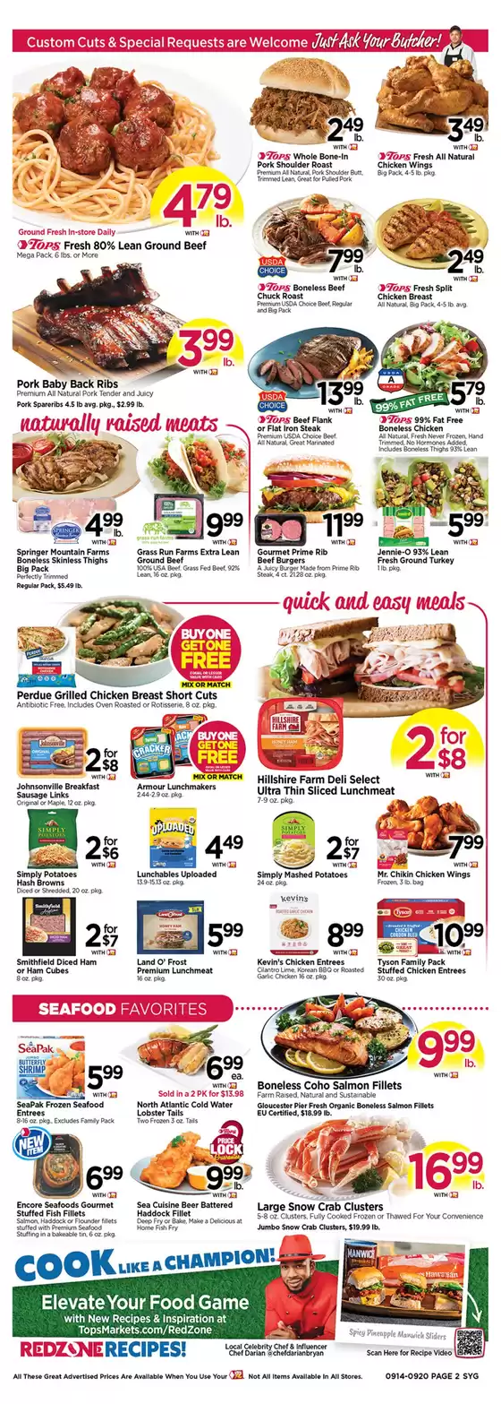 Current special promotions
