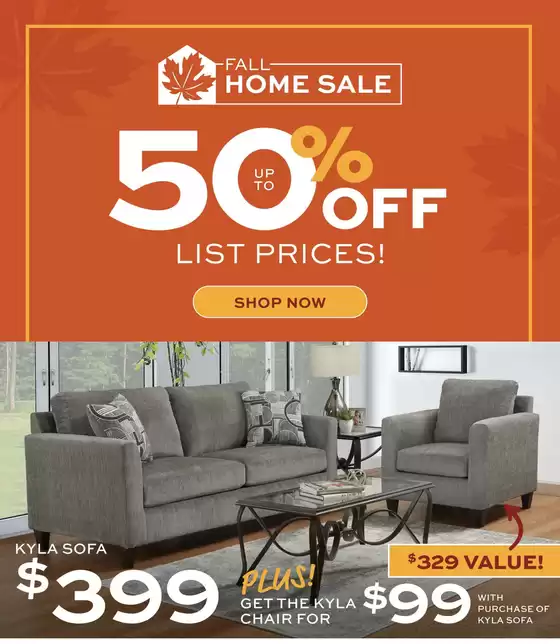 Slumberland Furniture catalogue in Martinez GA | Exclusive deals and bargains | 2025-09-17T00:00:00.000Z - 2025-10-01T00:00:00.000Z