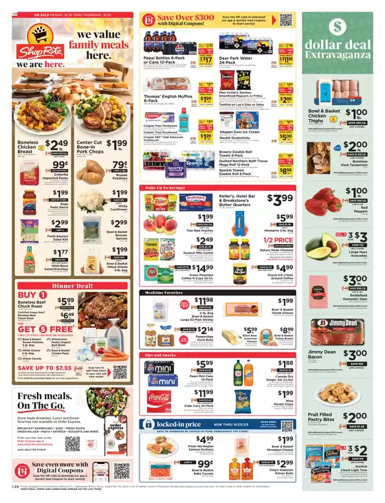 ShopRite catalogue in Woodland CA | Week of 09/19 | 2025-09-18T00:00:00.000Z - 2025-09-25T00:00:00.000Z