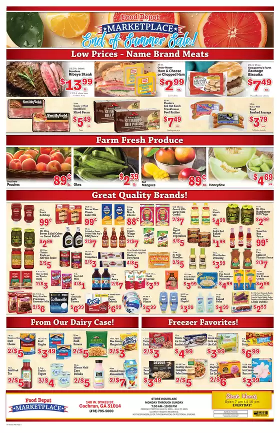 Wide range of offers