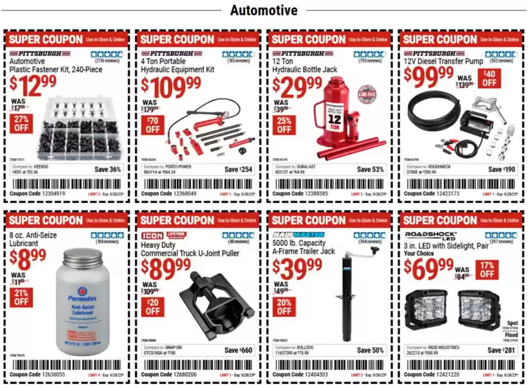 Harbor Freight Tools weekly ad