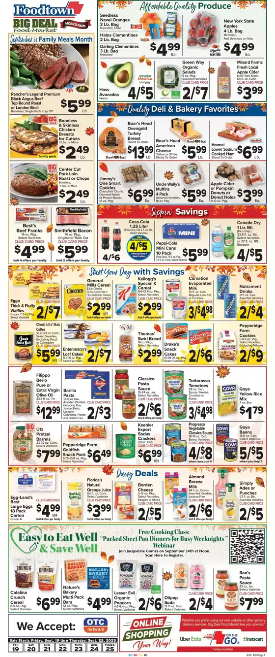 Foodtown supermarkets catalogue in Merrick NY | Our best offers for you | 2025-09-19T00:00:00.000Z - 2025-09-25T00:00:00.000Z