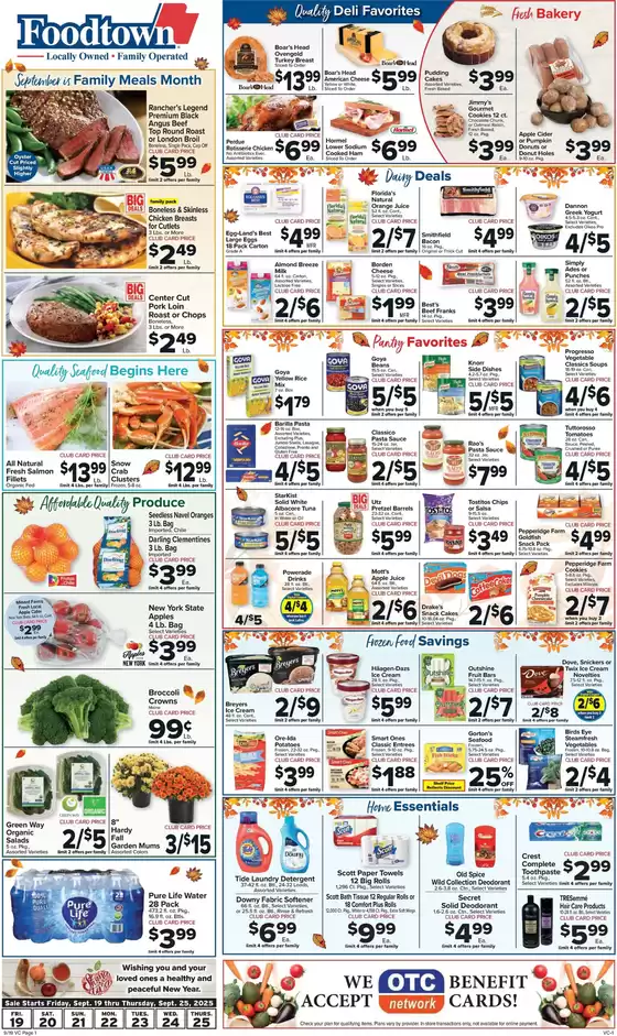 Foodtown supermarkets catalogue in Merrick NY | Top deals for all customers | 2025-09-19T00:00:00.000Z - 2025-09-25T00:00:00.000Z