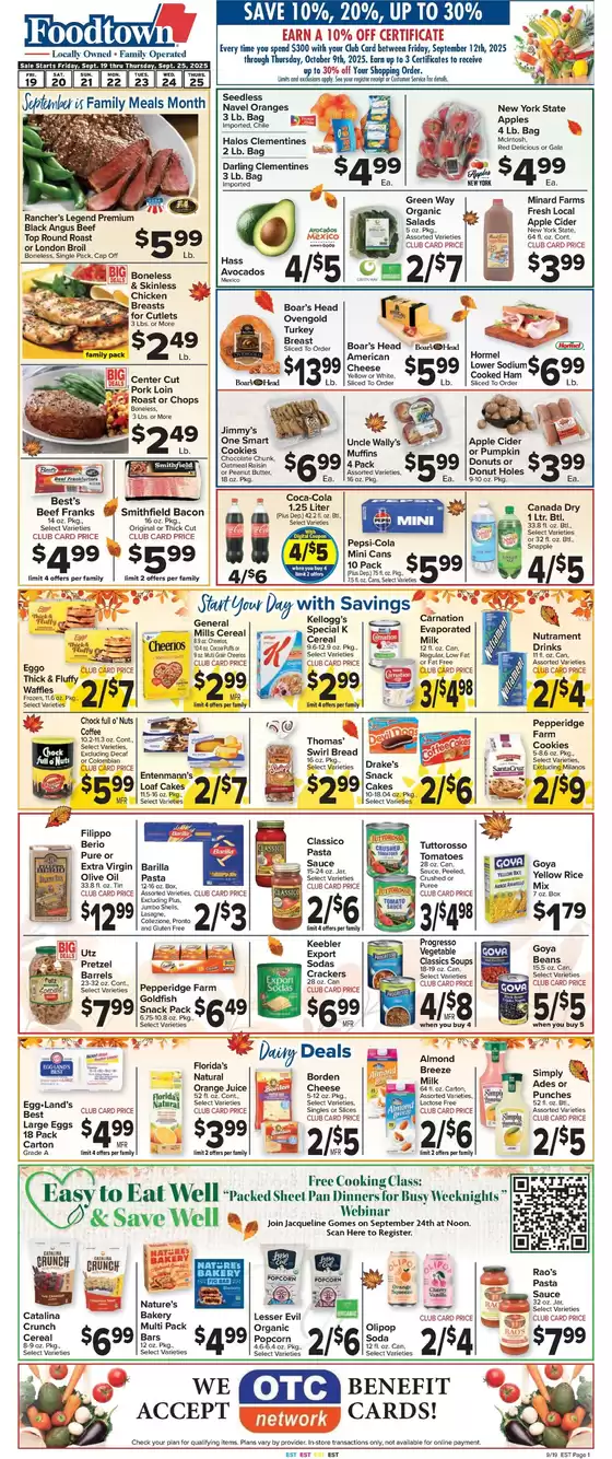 Foodtown supermarkets catalogue in Merrick NY | New offers to discover | 2025-09-19T00:00:00.000Z - 2025-09-25T00:00:00.000Z