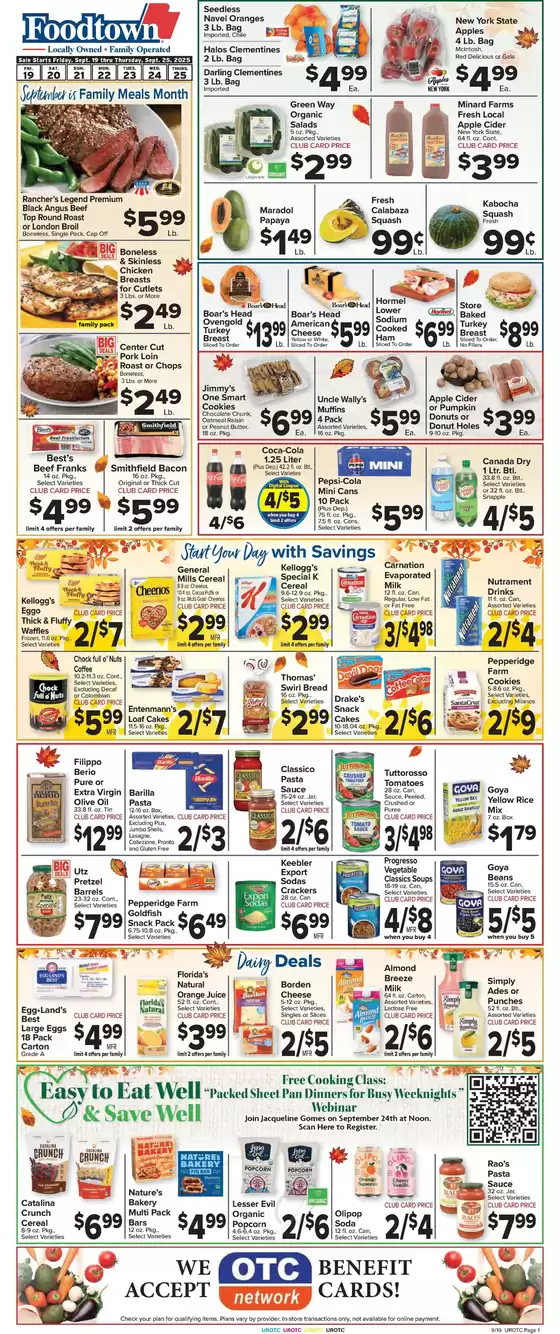 Foodtown supermarkets catalogue in Merrick NY | Top deals and discounts | 2025-09-19T00:00:00.000Z - 2025-09-25T00:00:00.000Z