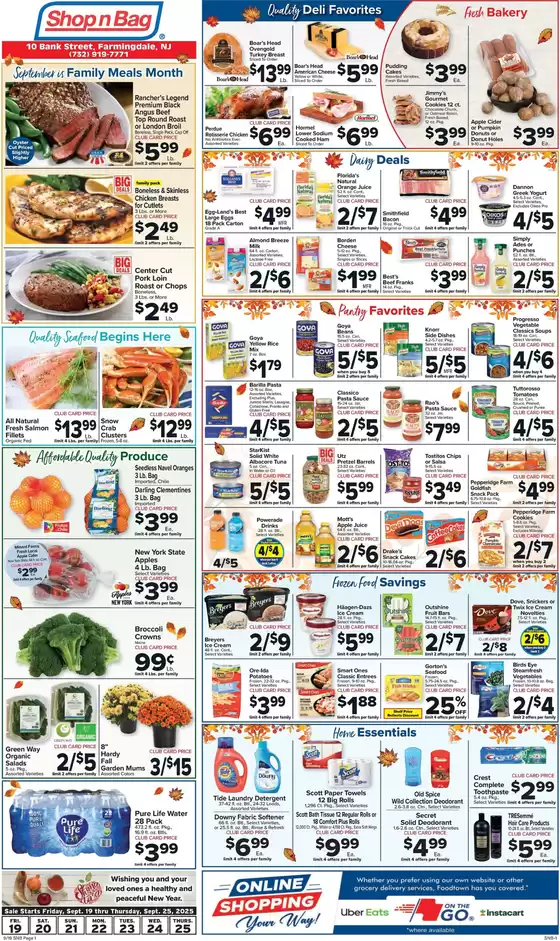 Foodtown supermarkets catalogue in Merrick NY | Wide range of offers | 2025-09-19T00:00:00.000Z - 2025-09-25T00:00:00.000Z
