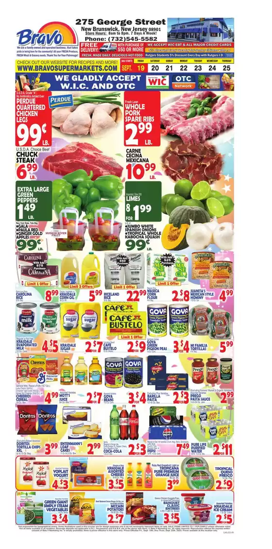 Bravo Supermarkets catalogue in Phoenix AZ | Great offer for all customers | 2025-09-19T00:00:00.000Z - 2025-09-25T00:00:00.000Z