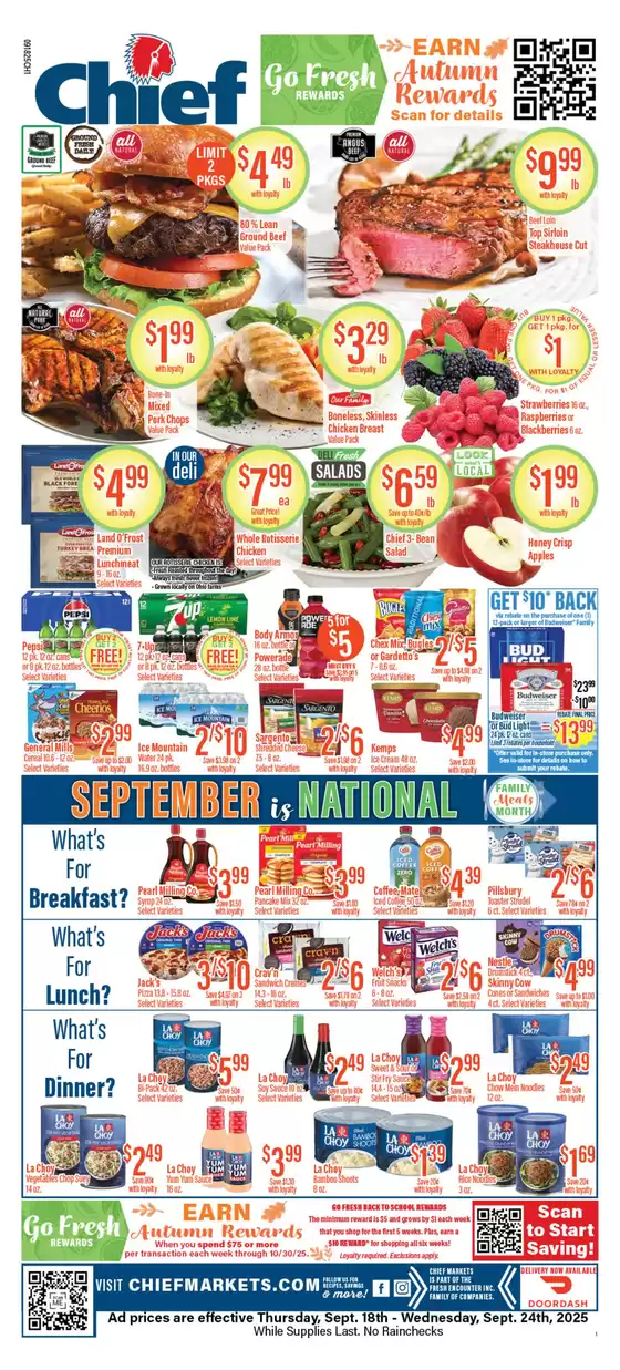 Chief Supermarket weekly ad