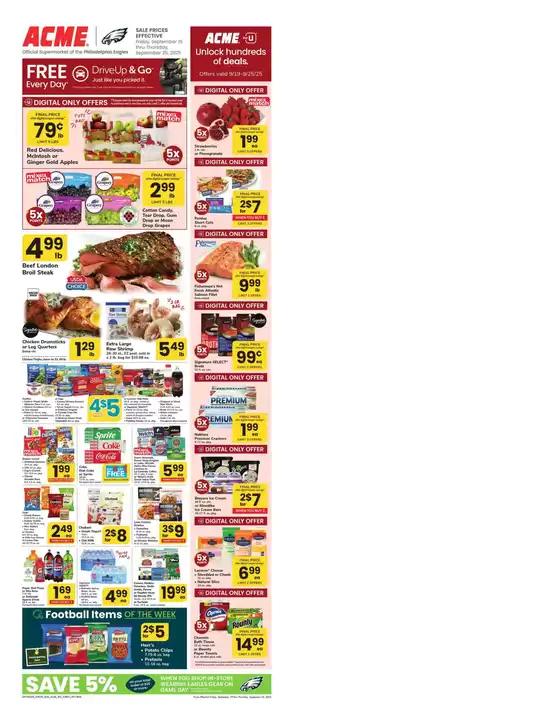 ACME catalogue in Clifton Heights PA | Weekly Ad | 2025-09-19T00:00:00.000Z - 2025-09-25T00:00:00.000Z
