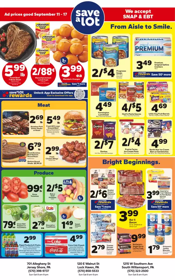 Save a Lot catalogue in Hamden CT | Current deals and offers | 2025-09-18T00:00:00.000Z - 2025-09-24T00:00:00.000Z