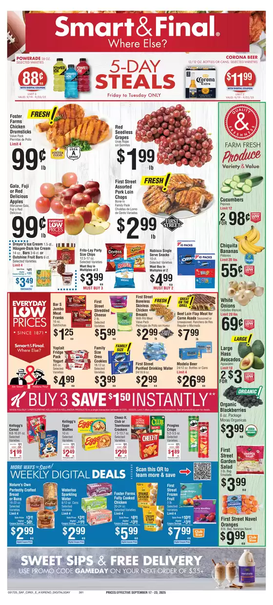 Smart & Final catalogue in Baton Rouge LA | Top offers for smart savers | 2025-09-19T00:00:00.000Z - 2025-09-23T00:00:00.000Z