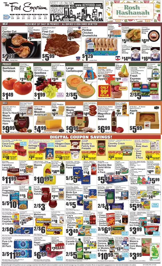 The Food Emporium catalogue in Baton Rouge LA | Offers for bargain hunters | 2025-09-19T00:00:00.000Z - 2025-09-25T00:00:00.000Z
