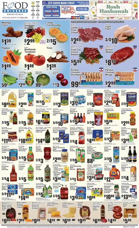 Food Universe catalogue in Greenwich CT | Our best bargains | 2025-09-19T00:00:00.000Z - 2025-09-25T00:00:00.000Z