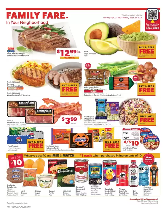 Family Fare catalogue in Kirkland WA | Current bargains and offers | 2025-09-19T00:00:00.000Z - 2025-09-20T00:00:00.000Z