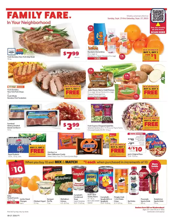Family Fare catalogue in Kirkland WA | Top offers for smart savers | 2025-09-19T00:00:00.000Z - 2025-09-20T00:00:00.000Z