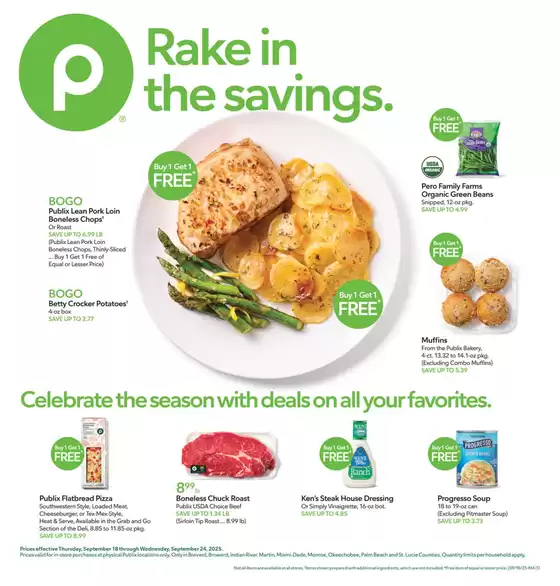 Publix catalogue in Muskegon MI | Top deals for all customers | 2025-09-18T00:00:00.000Z - 2025-09-24T00:00:00.000Z