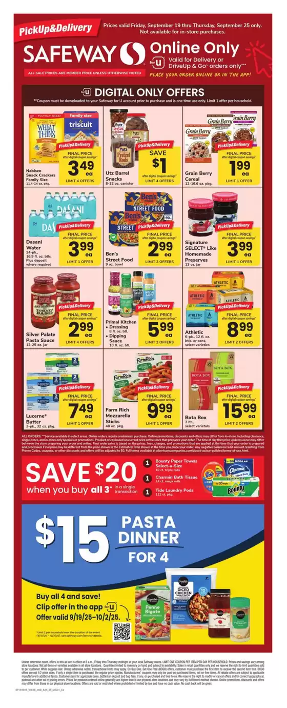 Safeway catalogue in Muskegon MI | Top deals for all customers | 2025-09-19T00:00:00.000Z - 2025-09-25T00:00:00.000Z