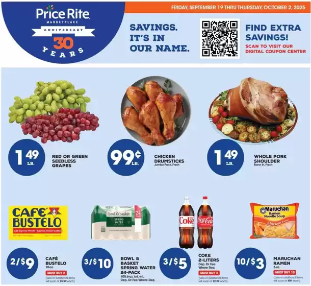 Price Rite catalogue | Weekly Ads Price Rite | 2025-09-19T00:00:00.000Z - 2025-10-02T00:00:00.000Z