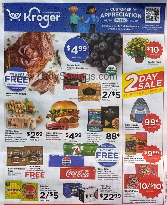 Kroger catalogue in Somerset KY | Weekly Ads Kroger | 2025-09-24T00:00:00.000Z - 2025-09-30T00:00:00.000Z