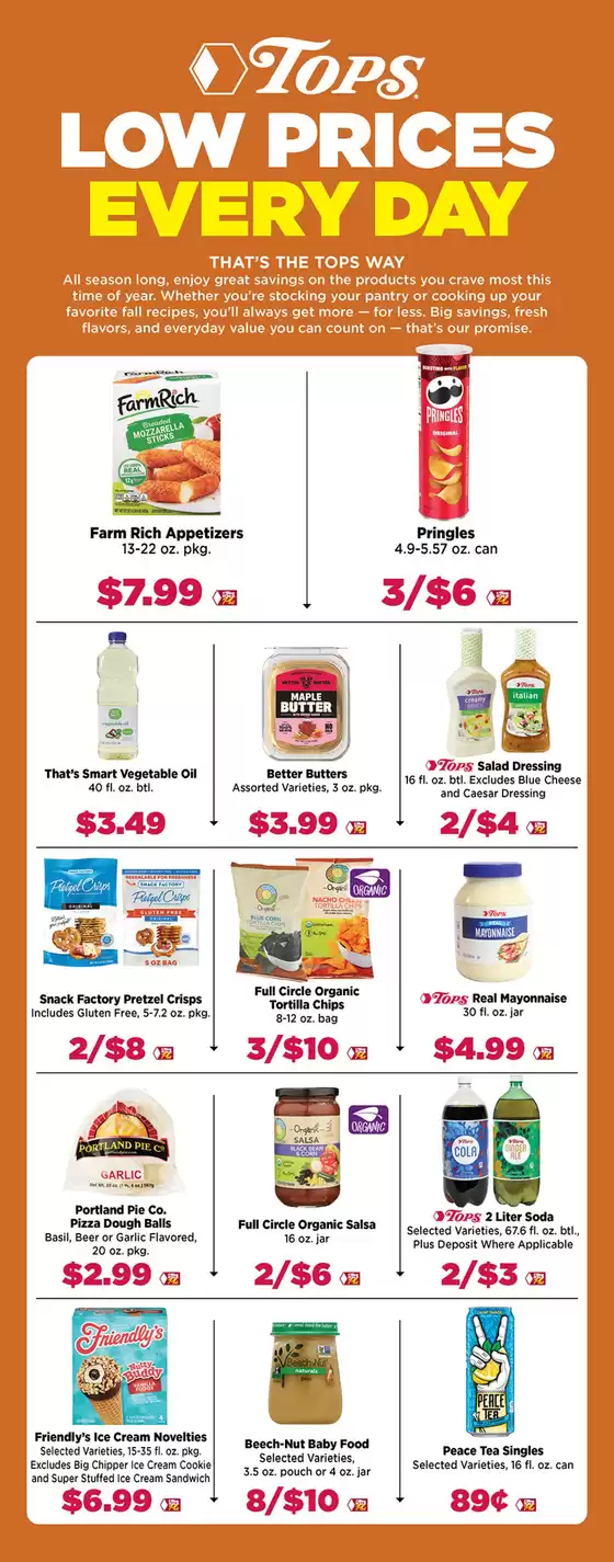 Tops catalogue in Kirkland WA | Tops Low Prices Every Day | 2025-09-21T00:00:00.000Z - 2025-09-27T00:00:00.000Z
