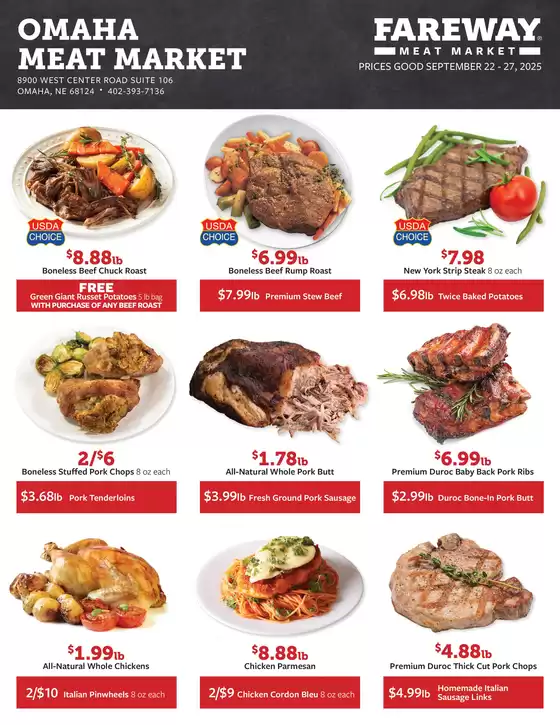 Fareway catalogue in Kirkland WA | Our best bargains | 2025-09-21T00:00:00.000Z - 2025-10-05T00:00:00.000Z