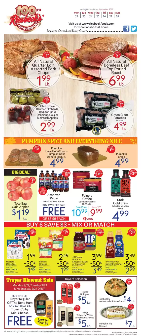 Riesbeck catalogue in Kirkland WA | Great offer for bargain hunters | 2025-09-22T00:00:00.000Z - 2025-09-28T00:00:00.000Z