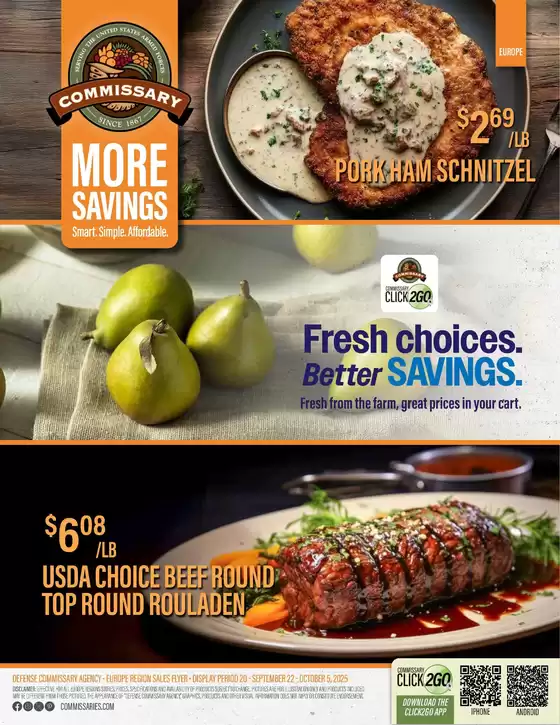 Commissary catalogue in Heyburn ID | Offers for bargain hunters | 2025-09-22T00:00:00.000Z - 2025-10-05T00:00:00.000Z