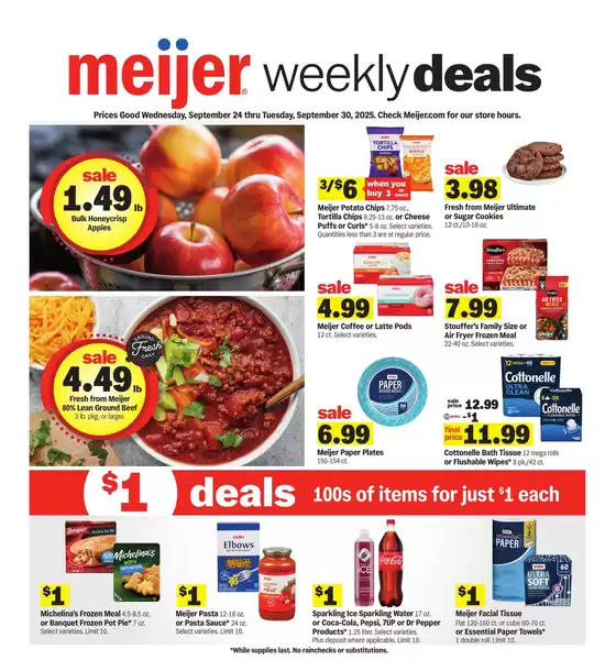 Meijer catalogue in Warrensburg NY | Offers for bargain hunters | 2025-09-24T00:00:00.000Z - 2025-09-30T00:00:00.000Z