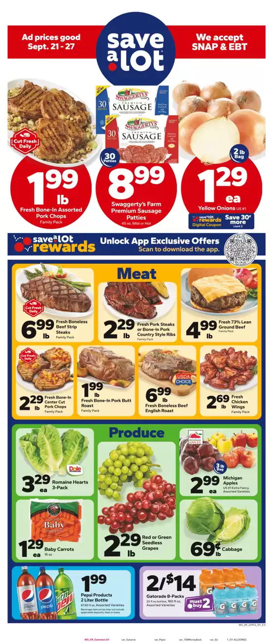 Save a Lot catalogue in Chestertown NY | Exclusive deals and bargains | 2025-09-21T00:00:00.000Z - 2025-09-27T00:00:00.000Z
