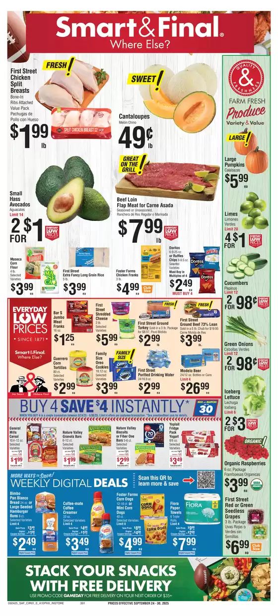 Smart & Final catalogue in Wilmington NC | Our best deals for you | 2025-09-23T00:00:00.000Z - 2025-09-25T00:00:00.000Z